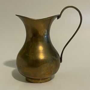 Vintage Brass Pitcher